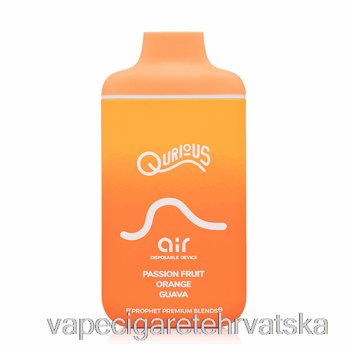 Vape Cigarete Qurious Air 6000 Za Jednokratnu Upotrebu Passionfruit Naranča Guava